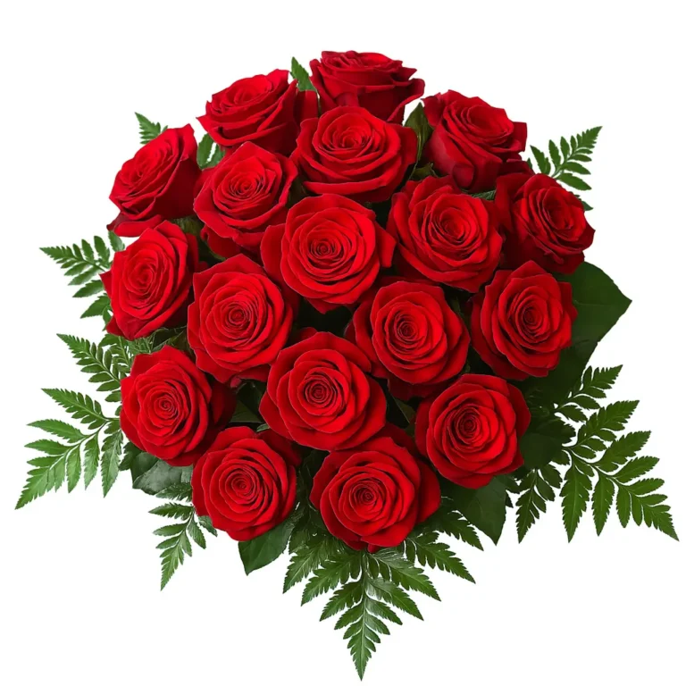 bukiet czerwona symfonia czerwone róże