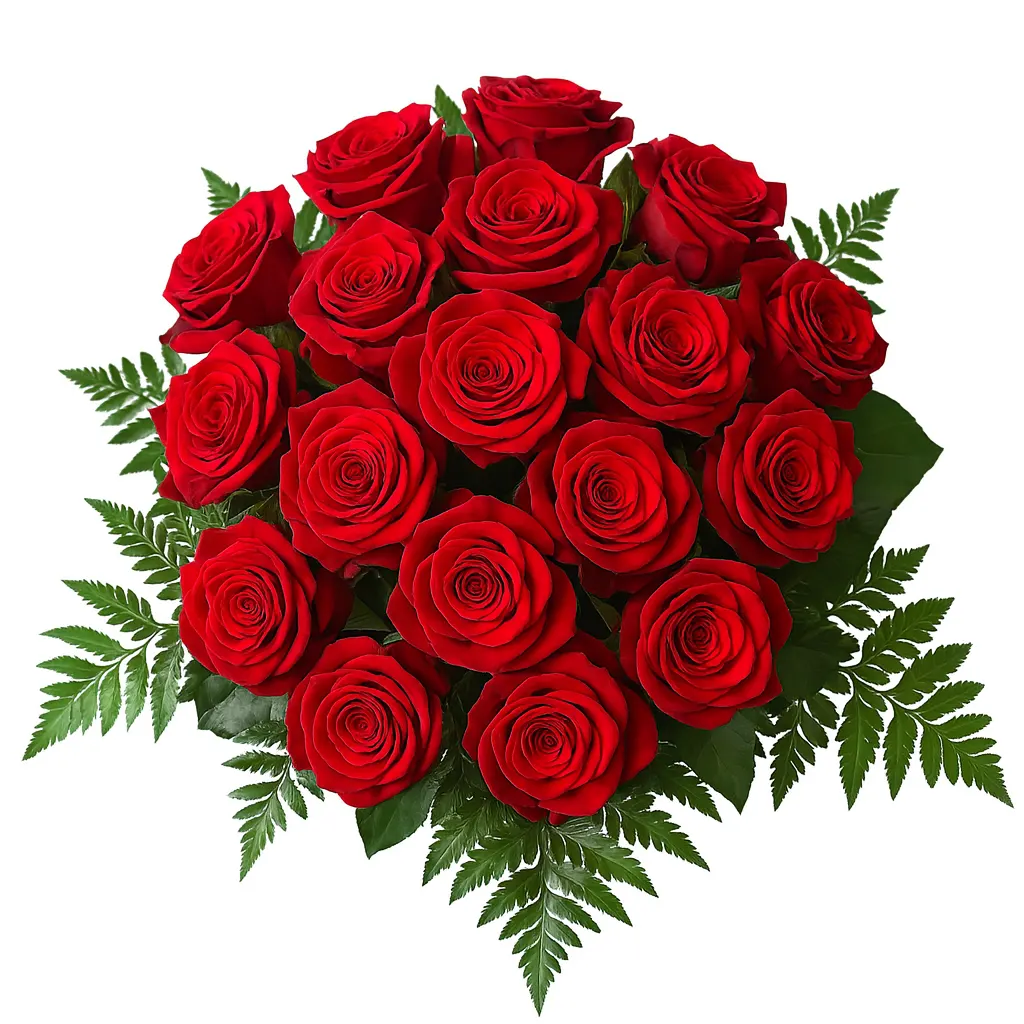 bukiet czerwona symfonia czerwone róże