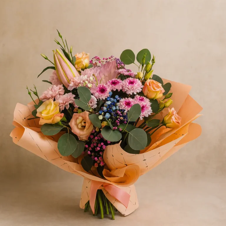 bukiet pastelowy szept kwiaty